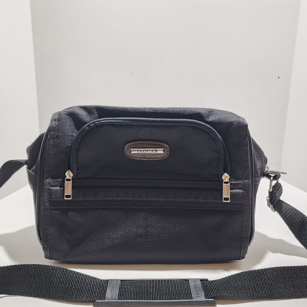 Vintage Jaguar Car JCPenny Travel Shoulder Strap Bag Tote Breifcase Pack EUC